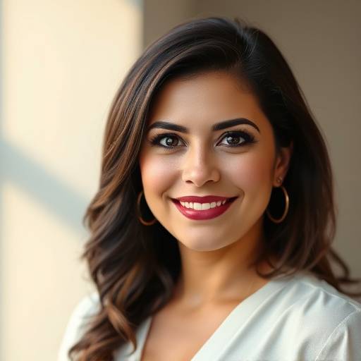 Portrait of Maria Garcia, Head of Marketing at Luminous Lens Studios